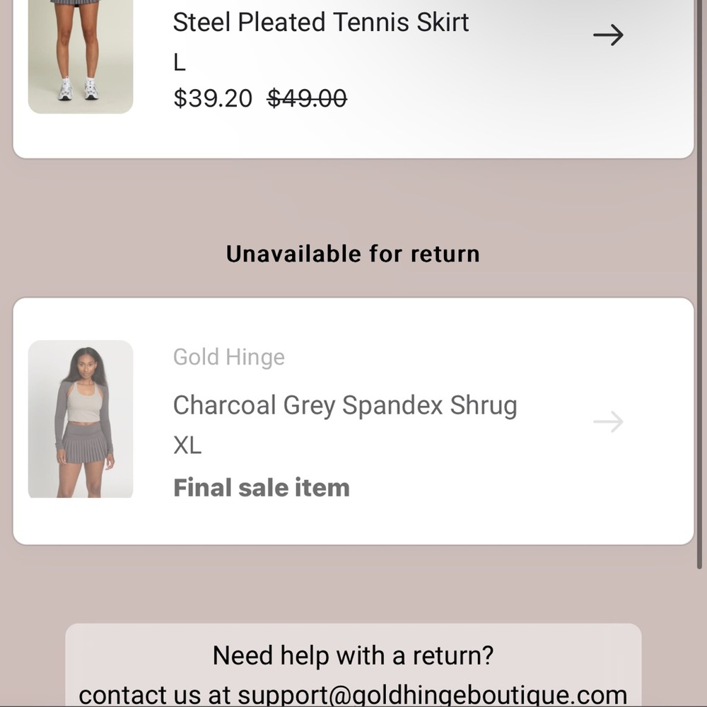 Goldhinge Charcoal Shrug size XL